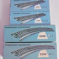 Märklin-Schienen - 20x Nr. 5106 + 15x Nr. 5200