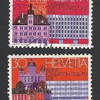 Schweiz, 1974, Mi.-Nr. 1027-1028, gestempelt