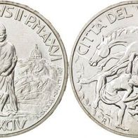 Vatikan Silber 1000 Lire 1994 JOH. PAUL II. (1979-2005) barmherziger Samariter