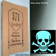 Soldatenlieder, 571 Lieder, Deutsches Vereins und Taschenliederbuch, no PayPal