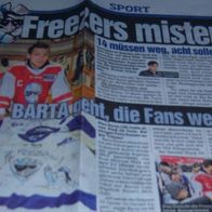 Alex Barta - Freezers Bericht Clippings Sammlung #167