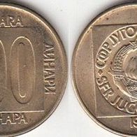 Jugoslawien 100 Dinara 1989 (m174)