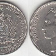 Venezuela 2 Bolivares 1967 (m182)