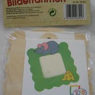 Maus Bilderrahmen zum Anmalen mit Applikationen