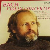 Bohdan Warchal Slovak Chamber Orchestra: Bach: Violin Concertos LP