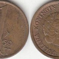 Niederlande 1 Cent 1959 (m186)