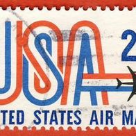 USA 1971 Flugpostmarke Schriftbild Mi.1036 gest