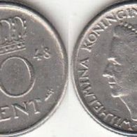 Niederlande 10 Cent 1948 (m195)