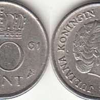 Niederlande 10 Cent 1961 (m198)