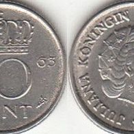 Niederlande 10 Cent 1963 (m199)