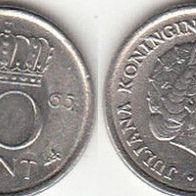 Niederlande 10 Cent 1965 (m200)