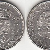 Niederlande 1 Gulden 1980 (m209)