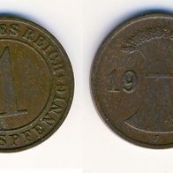 1 Pfennig 1935 F (#322)