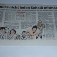 Fehlfarben - Peter Hein Bericht Clippings Sammlung #450