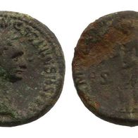 Römische Kaiserzeit Bronze As "DOMITIANUS (81-96 n. Chr.)" Moneta Augusta SC