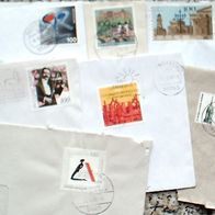 Belege 1859, 1860, 1866, 1868, 1875, 1876, 1877, teilweise Werbe- und Sonderstempel