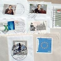 Belege E1773, E1774, E1784, E1790, E1791, 2x 1792, 2x 1793, E1803, E1805 Eckrandstück