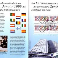 Erinnerungsblatt „Zum Start der Europäischen Zentralbank in Frankfurt am Main“