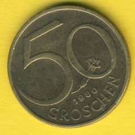 Österreich 50 Groschen 1980