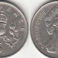 Großbritannien 5 New Pence 1979 (m221)