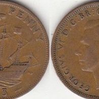Großbritannien 1/2 Penny 1943 (m222)