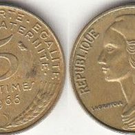 Frankreich 5 Centimes 1966 (m228)