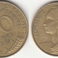 Frankreich 20 Centimes 1967 (m230)