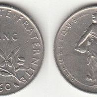 Frankreich 1 Franc 1960 (m231)