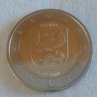 Lettland 2 Euro Regionen Lettlands - Livland/ Vidzeme 2016