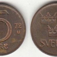 Schweden 5 Öre 1972 (m240)