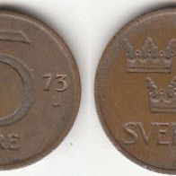 Schweden 5 Öre 1973 (m241)