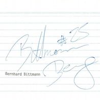 Autogramm Eishockey Bernhard Bittmann EC KAC Klagenfurt EK Zell am See Eisbären