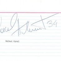Autogramm Eishockey Helmut Karel EC Graz 99ers ATSE Kapfenberger SV Bruck / Mur