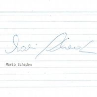 Autogramm Eishockey Mario Schaden EC KAC Klagenfurt EV Zeltweg Kapfenberger SV