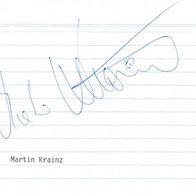 Autogramm Eishockey Martin Krainz EC KAC Klagenfurt London Knights Graz 99ers