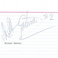 Autogramm Eishockey Michael Güntner EC Graz 99ers ATSE ESC Frankfurt Lions ÖEHV