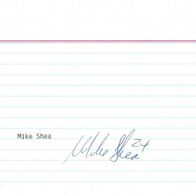 Autogramm Eishockey Michael Mike Shea EC Graz 99ers ATSE Black Wings Linz Basel