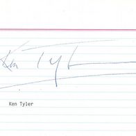 Autogramm Eishockey Ken Tyler ÖEHV Österreich HC Ajoie SC Langnau EC Graz 99ers