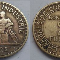 Frankreich 2 Francs 1922 ## S8