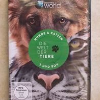 2 DVD - Box - " Hunde & Katzen " - Dicovery Word