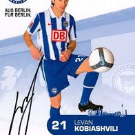 AK Lewan Kobiaschwili Hertha BSC Berlin 09-10 FC Schalke 04 Levan Kobiashvili