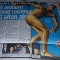 Lars Riedel shirtless sexy Clippings Berichte Sammlung #143