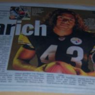 Troy Polamalu - Superbowl Bericht Clippings Sammlung #178