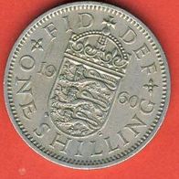 Großbritannien 1 Shilling 1960 Wappen von England