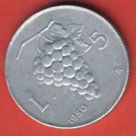 Italien 5 Lire 1950