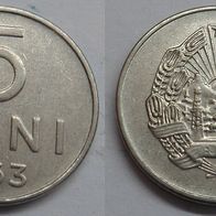 Rumänien 5 Bani 1963 ## S9