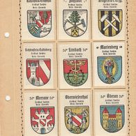 Kaffee Hag Wappen Freistaat Sachsen Kreis Chemnitz 9 Wappen inkl. Blatt (2)