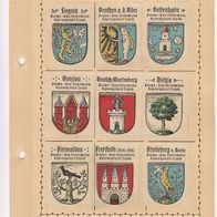 Kaffee Hag Wappen Preußen Provinz Schlesien Reg. Bez. Liegnitz 9 Wappen (1)