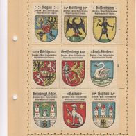 Kaffee Hag Wappen Preußen Provinz Schlesien Reg. Bez. Liegnitz 9 Wappen (2)