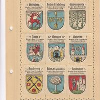 Kaffee Hag Wappen Preußen Provinz Schlesien Reg. Bez. Liegnitz 9 Wappen (4)